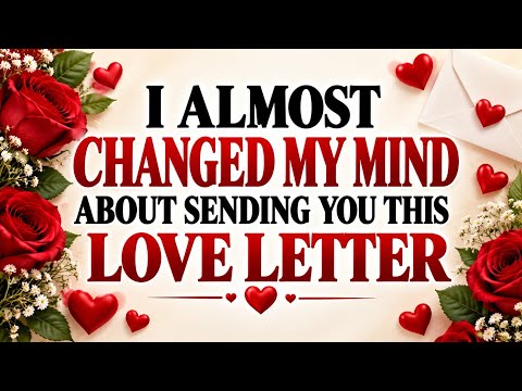 I ALMOST CHANGED MY MIND ABOUT SENDING YOU THIS LOVE LETTER ❤️💌