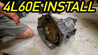 4L60E TRANSMISSION INSTALL || EASY