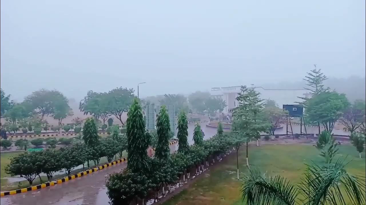 University of Okara UO view after rain from top Beautiful weather