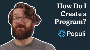 How Do I Create a Program?