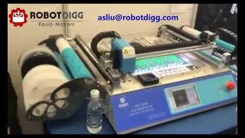 CHMT48VB pick and place machine electronica show RobotDigg