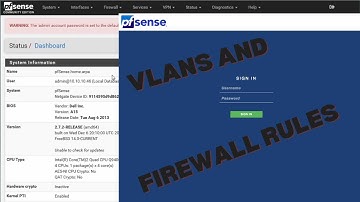 How To Setup VLANs with pfsense & Basic Firewall Rules To Allow Connectivity