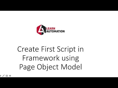 Page Object Model in Framework-How to Create Test Case in Framework using POM