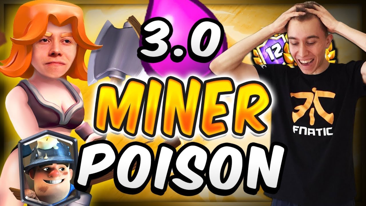 New trending deck after balance changes — Monk Miner Poison - Clash Royale  Deck Spotlight : r/ClashRoyale