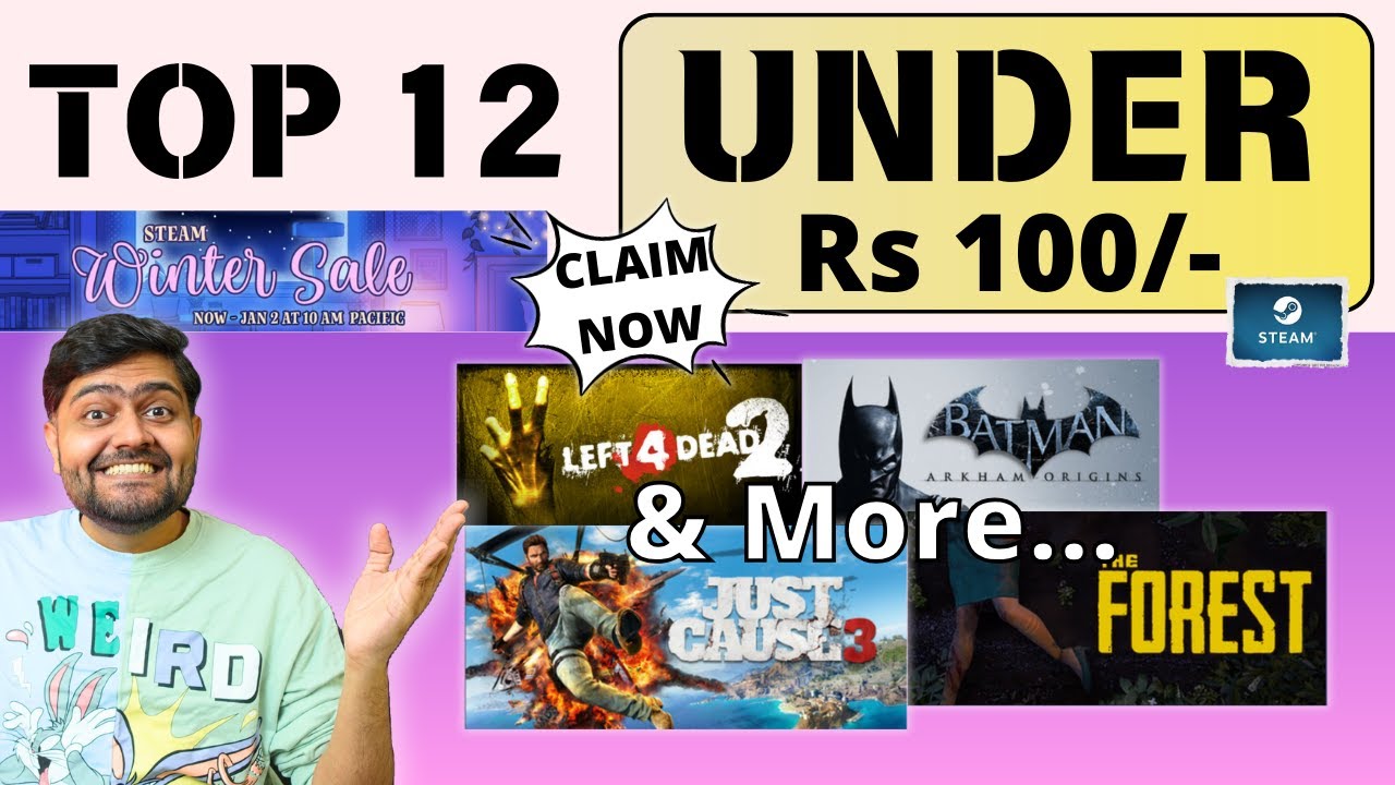 Top 12 Games Under Rs 100 on Steam Winter Sale 2024🔥 #steamwintersale # ...