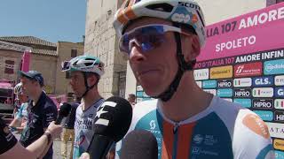 Romain Bardet - Interview au départ - Etape 8 - Tour d'Italie 2024