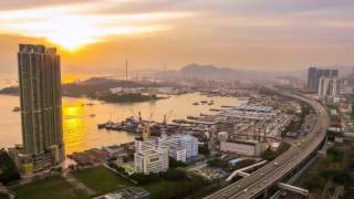 Hong Kong Sunset Time Lapse 4K