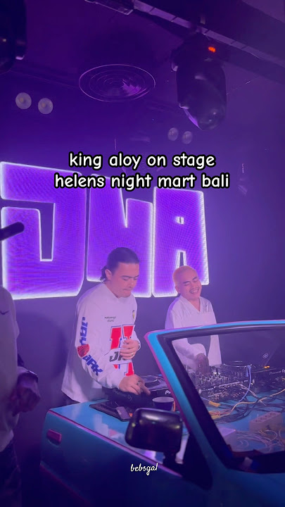 king aloy on stage helens night mart bali #mraloy #aloy