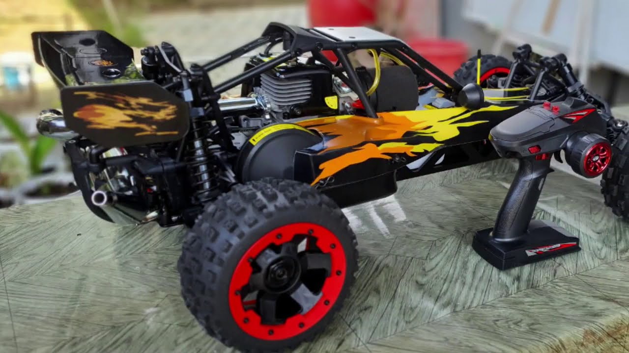 Rovan 1/5  2.4G  RWD 80km/h || Baja RC 29 cc Mix Gasoline || Unboxing dan Review