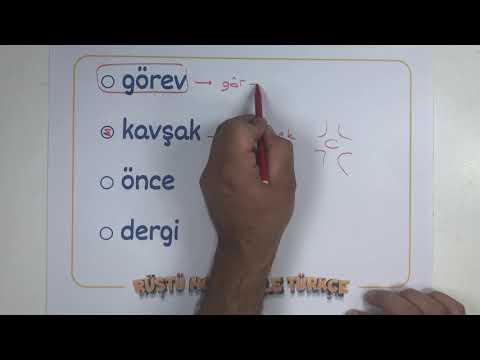 Zor Kelime Kökleri (RÜŞTÜ HOCA)