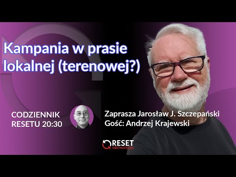                     Kampania w prasie lokalnej (terenowej?) i lepsza pozycja w rankingu wolnosci prasy #CodziennikResetu
                              