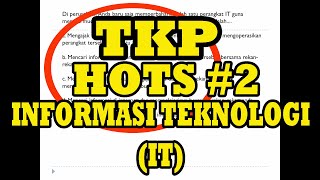 BOCORAN SOAL TKP DARI FR CPNS PART #2- TEKNOLOGI INFORMASI