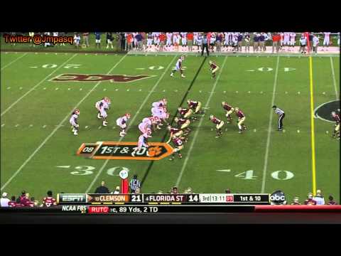 Cornellius "Tank" Carradine vs Clemson 2012