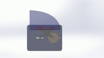Car Window Mechanism - Solidworks