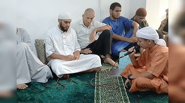 لحظات ختم القرآن الكريم للطالب بركان عماد الدين  بتسميع آخر صفحة من سورة البقرة