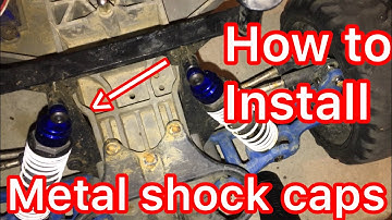 How to install metal shock caps! | For traxxas slash, stampede, rustler, bandit!!!