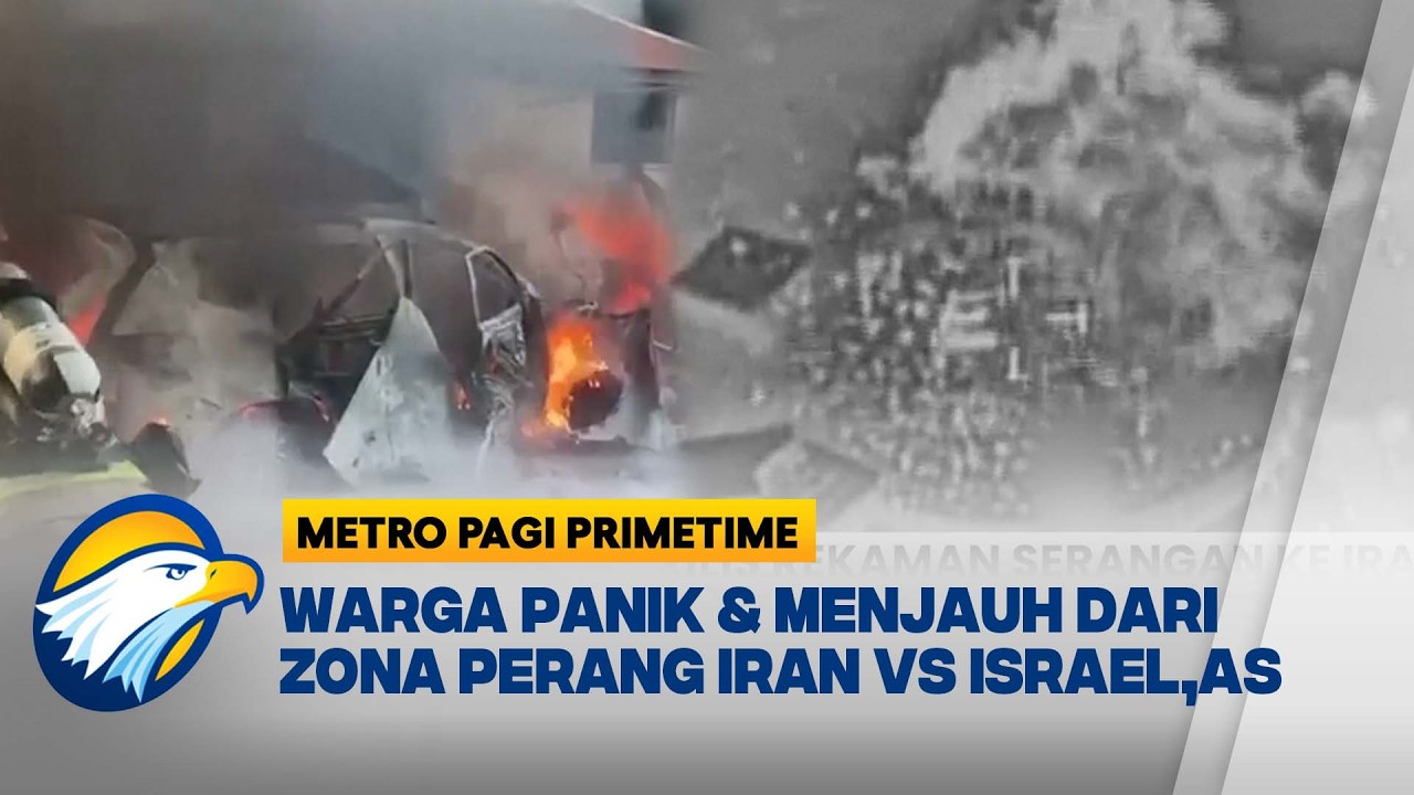 SALING SERANG IRAN VS AS & ISRAEL, WARGA PANIK & JAUHI ZONA PERANG | Metro Pagi Primetime