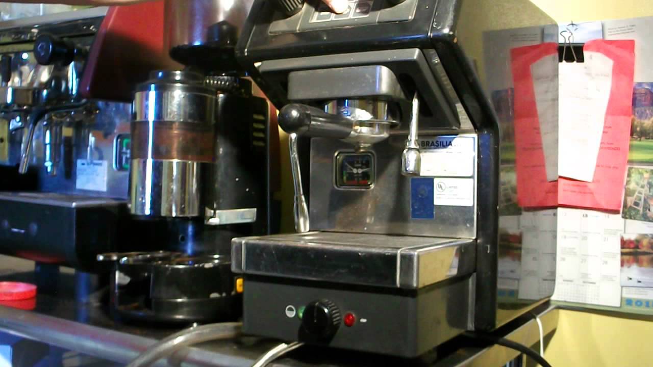 Brasilia Espresso Machine Training part 3 YouTube