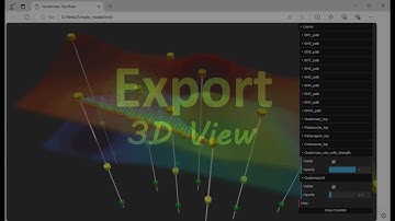 Exporting geological model from QGIS to Webview (Web3D)