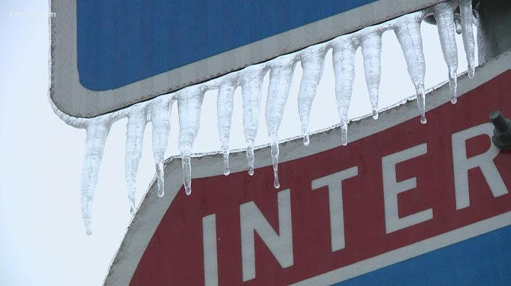 Arctic blast causes dangerous driving conditions in Texas / WINTER WEATHER WATCH
