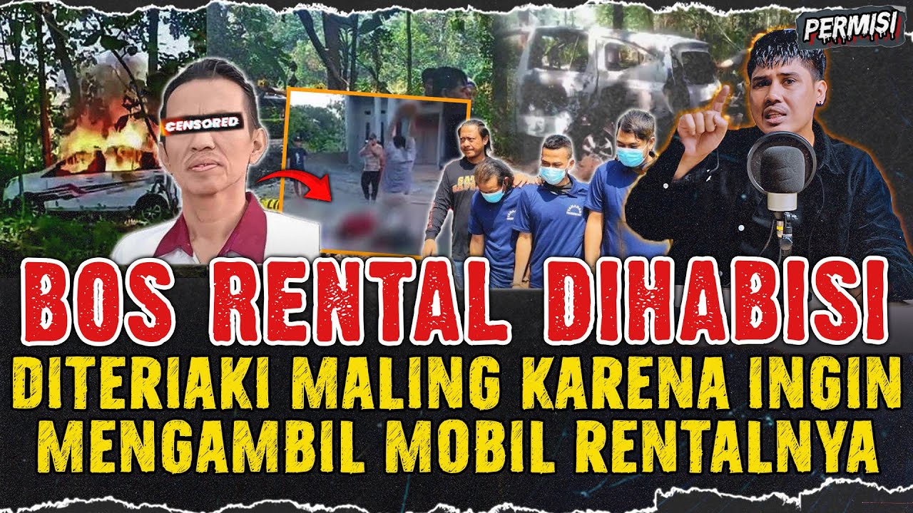 SUKOLILO PATI ! PEMILIK MOBIL RENTAL DIHABlSl DAN DI B4KAR