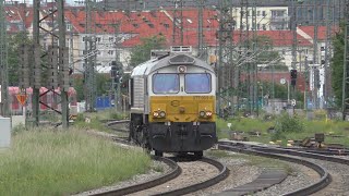 ICE High Speed Train + Heavy Duty Diesel Locomotive