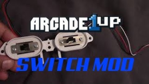 Arcade1up Power and Volume Switch Mod