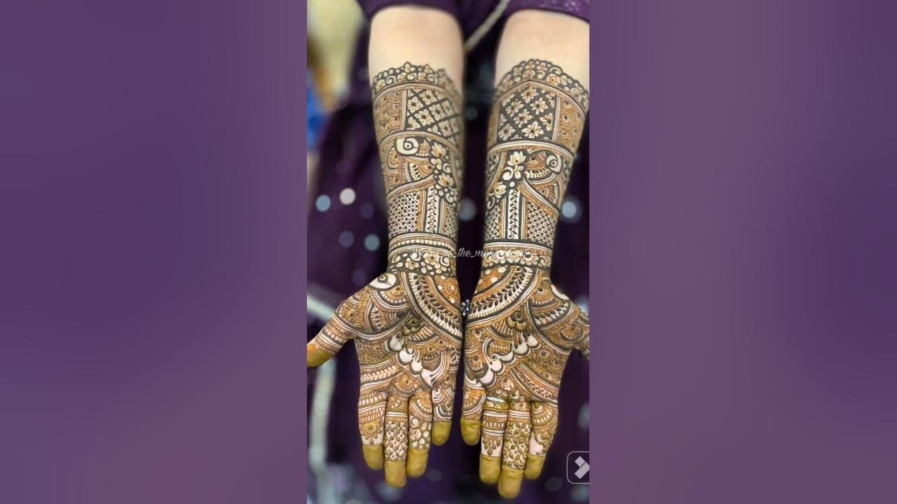 trending mehendi designs #mehendiceremony #designer #kaberi mehendi ...