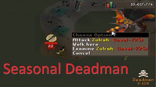 Seasonal Deadman Loot from 50 Zulrah