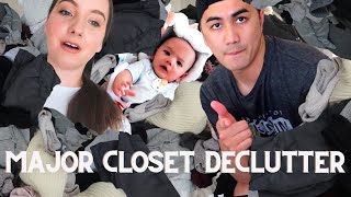 DECLUTTERING OUR CLOSETS | CLEAN WITH ME by The Castillos 175 views 2 years ago 9 minutes, 47 seconds