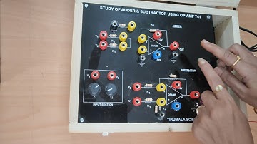 Std XII- Electronics Paper I Practical- Op Amp as Adder, Subtractor