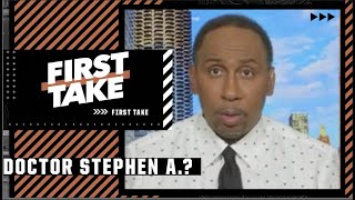 Dr. Stephen A. could cure Molly's allergies...if only they were in the same studio 👨‍⚕️🩺🤧