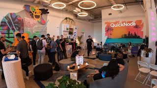 QuickNode #blockchain event at @SolanaFndn Embassy in Wynwood #miami #4k #vibes