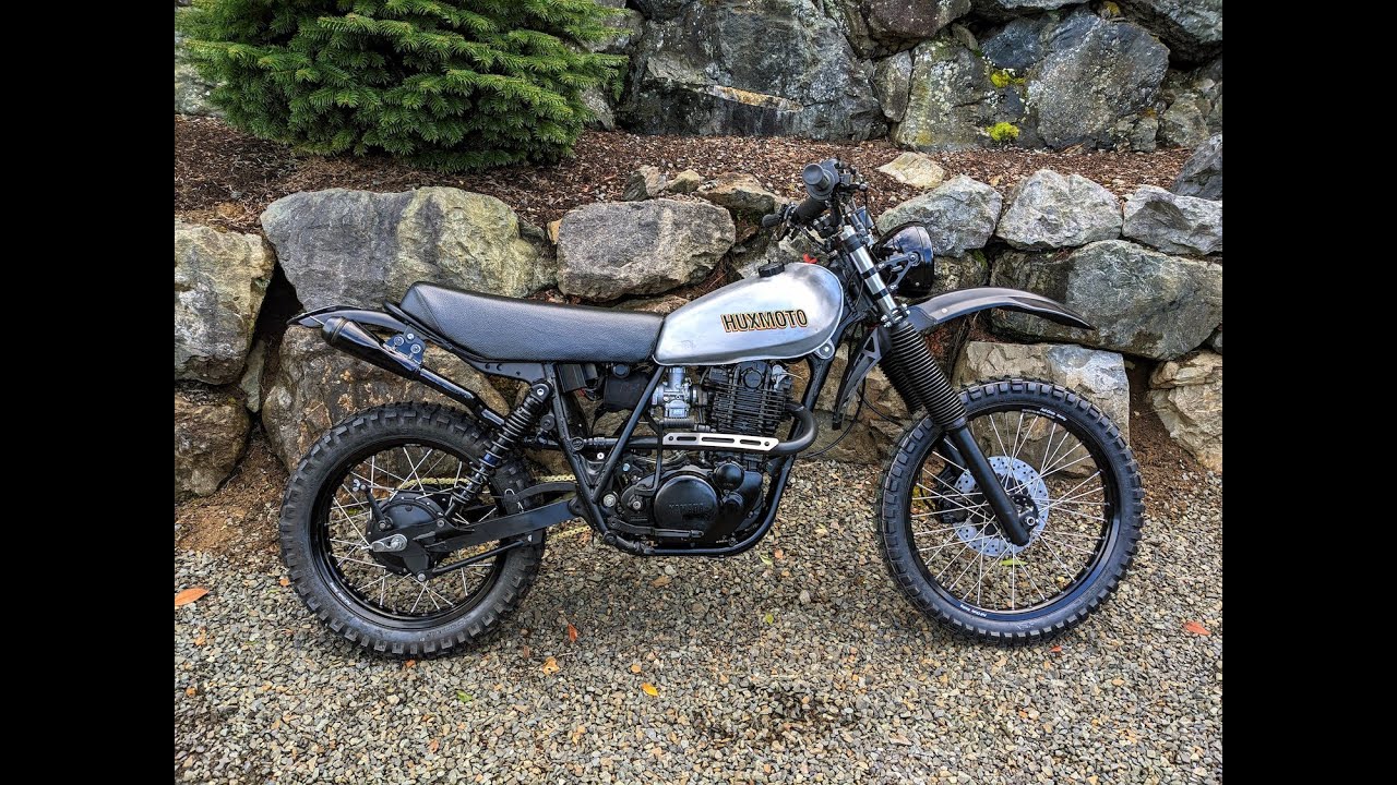 Modern XT500 with 12 Volt Conversion, Upgraded Forks, & Swing Arm YouTube