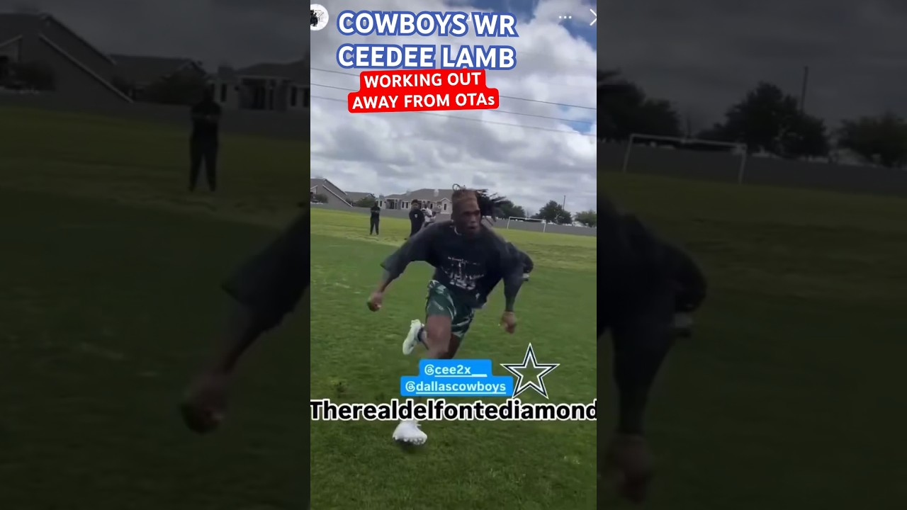 WATCH: CEEDEE LAMB ✭ #COWBOYS WR WORKING OUT AWAY FROM OTAs! 🔥 Staying At The Top Of His 2024 Game 👀 #NFL