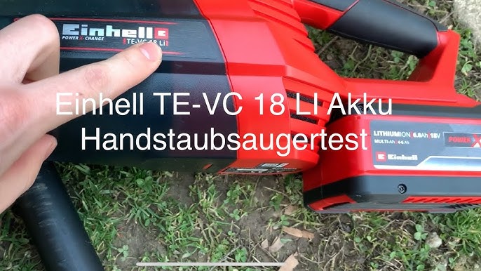 Einhell Akku-Handstaubsauger TE-VC 18 Li-Solo Power X-Change (Unboxing &  Test) - YouTube