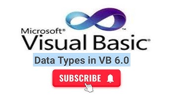 BCA IV Sem : Data types in VB 6.0