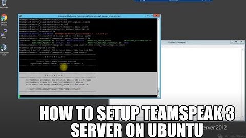 How to Setup Teamspeak 3 Server on Ubuntu