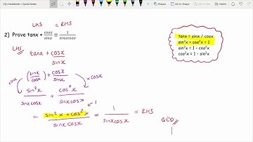 AQA/AS Maths - Trigonometry 6b - Using Trig Identities for Proof