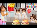 The cute Twins' Birthday ️🎂  an Unexpected Incident | Roblox Roleplay