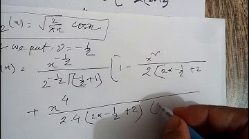 How to prove J(-1/2)(x) =√(2/πx) * cosx