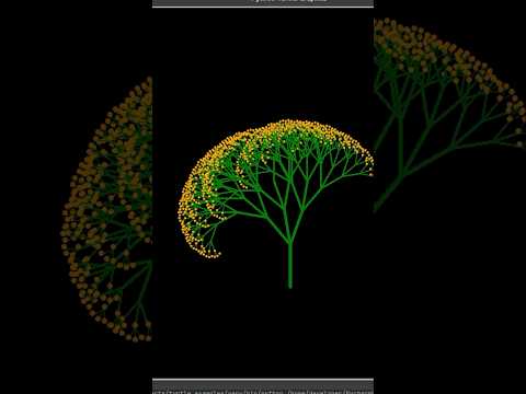 #coding #pythonturtle #programming #python #fractal #tree #amazing