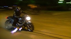 Turbo Suzuki GSX 1100 Burnout and Epic Flames!!