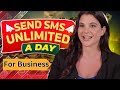 SMS Marketing for Business | Unlimited Bulk SMS Using YOUR NUMBER (New Method)