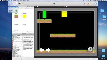 Platformer Tutorial for GameSalad Creator 002 - On-Screen Controls / Scrolling the Screen