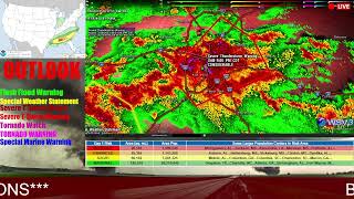 Severe T-Storm Warning Atlanta GA 3/26/23 (WGMG FM) EAS#1060