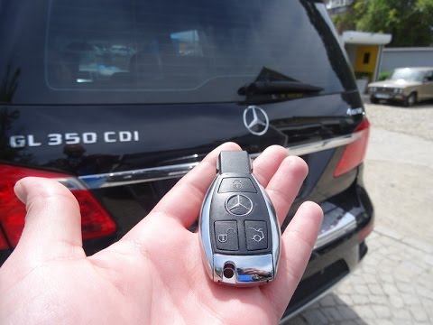 Как открыть мерседес gl ключом
