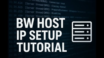 BlockWave ( BW ) Host Ip Setup Tutorial! | CraftByte Also!