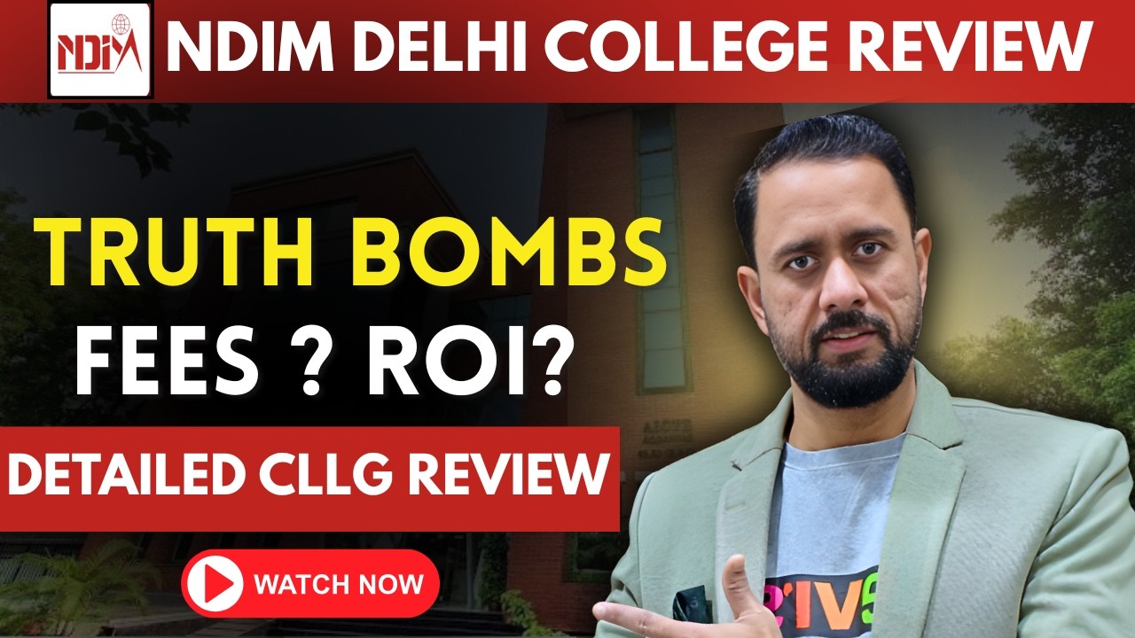 NDIM Delhi PGDM Review 2026: Reality of Placements, Fees & Cutoff | Is it worth it?