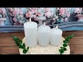 [Flameless LED Candles] 3pcs Flameless LED Pillar Candles with Remote Control &amp; Dimmer